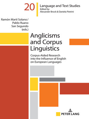 cover image of Anglicisms and Corpus Linguistics